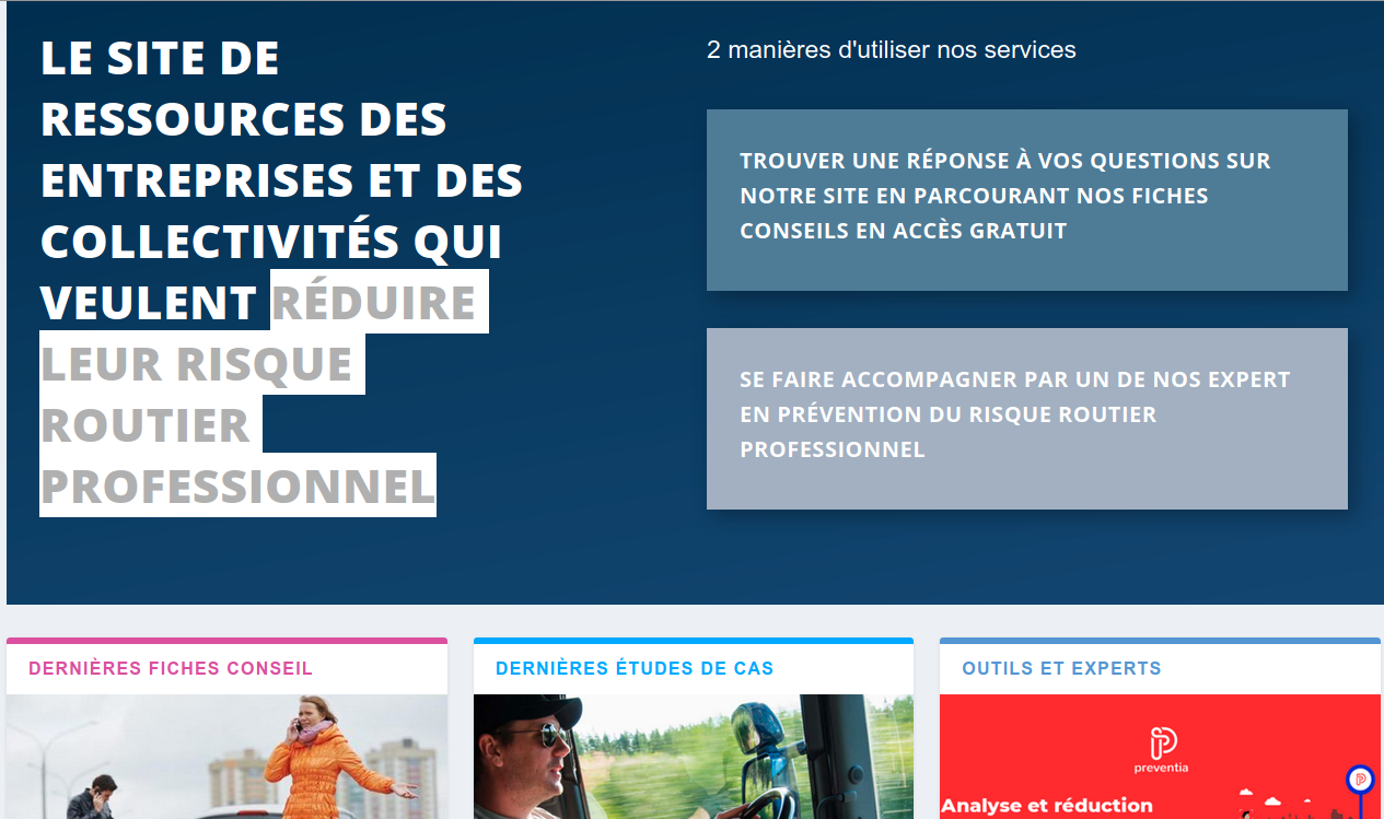 site de entreprises prudentes texte.