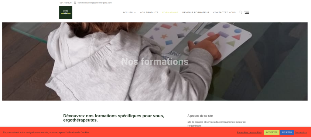 Des formations en ligne Conseil Ergolib